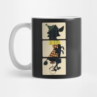 Vintage Poodle Riding Unicycle Mug